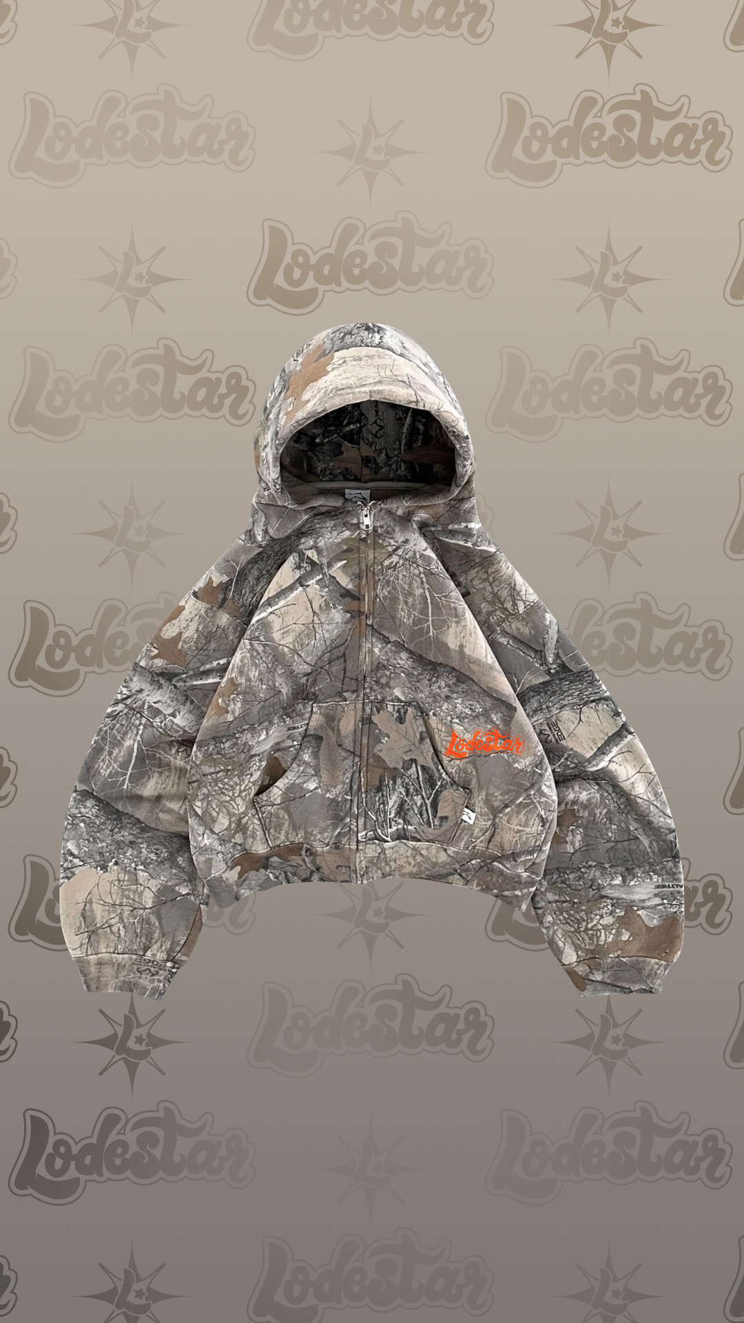 1 of 1 - Camo 'Akimbo' Zip Up